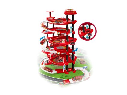 XXL 5-poschodová garáž hasičov s helikoptérou, 82 dielov