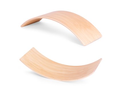 Detská balančná doska drevená hojdačka na cvičenie rovnováhy ECOTOYS