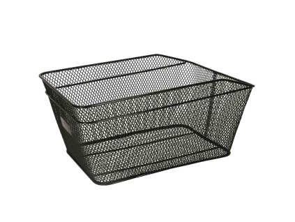 Koszyk na rower bagaznik metalowy czarny 25kg 154362