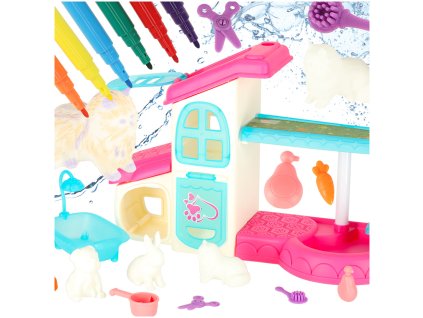 Hotel dla zwierzat domek spa dla psa kota zwierzatka akcesoria 26 elementow 176766