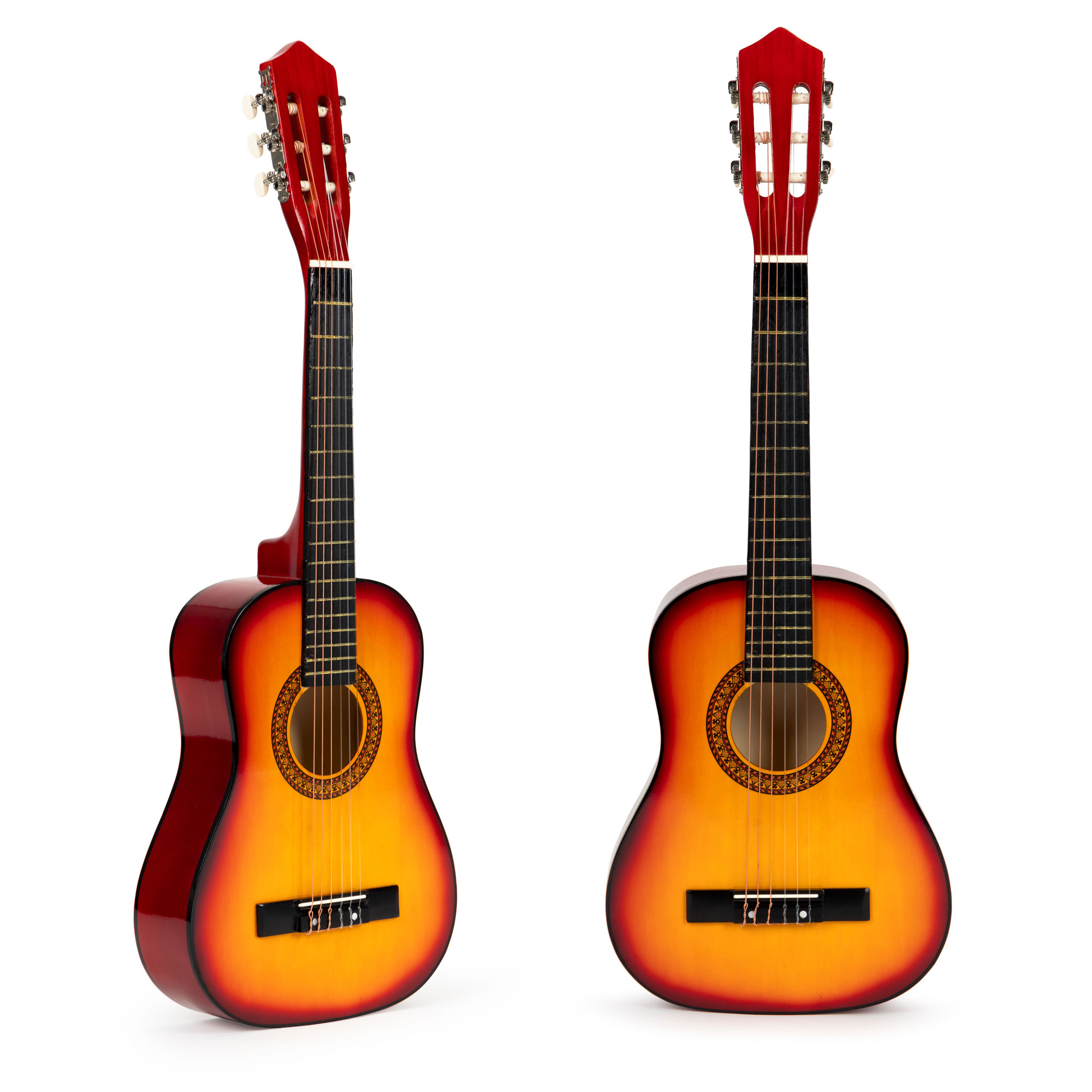 Detská veľká klasická drevená gitara 6 strún ECOTOYS