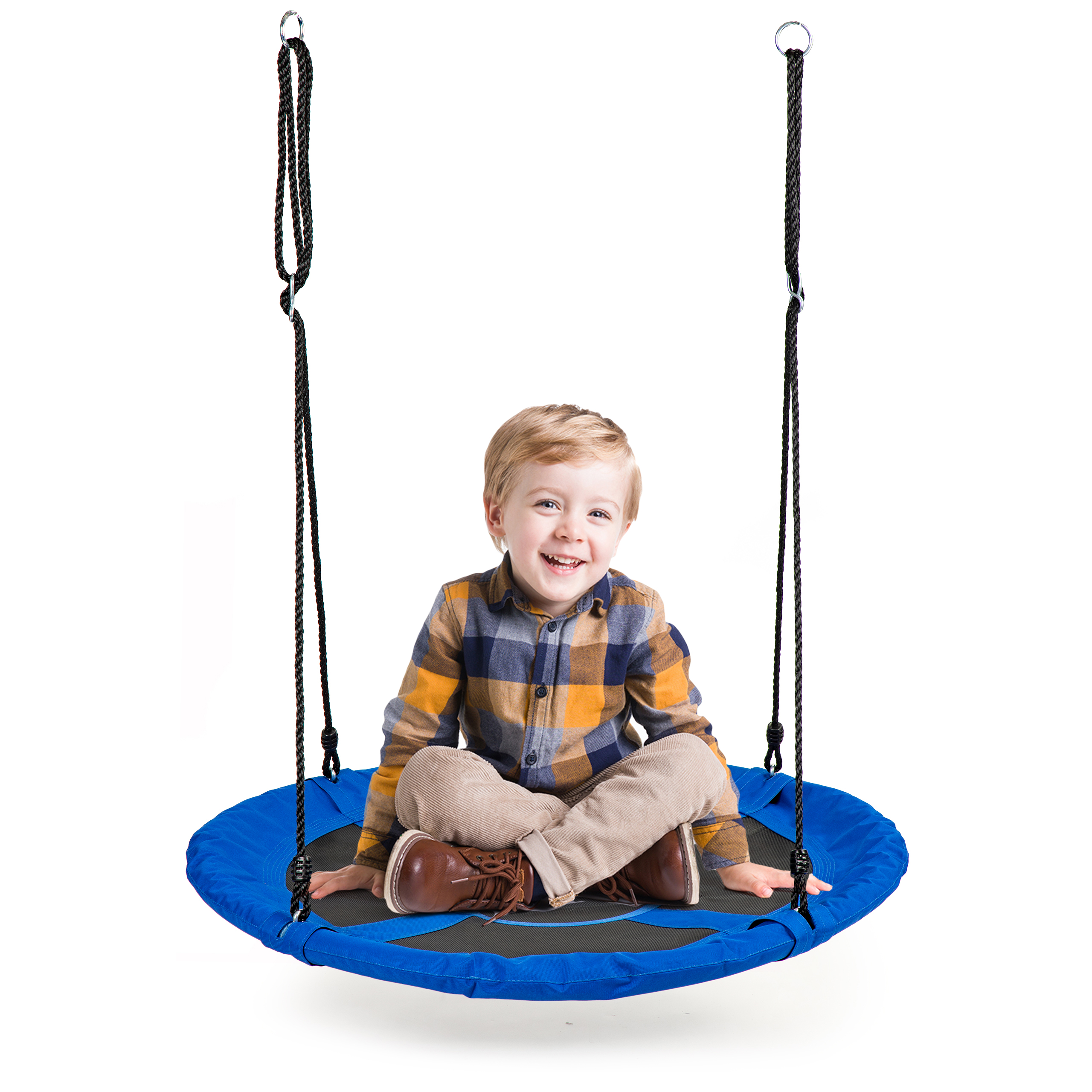 Záhradná hojdačka Čapie hniezdo 100cm ECOTOYS modrá
