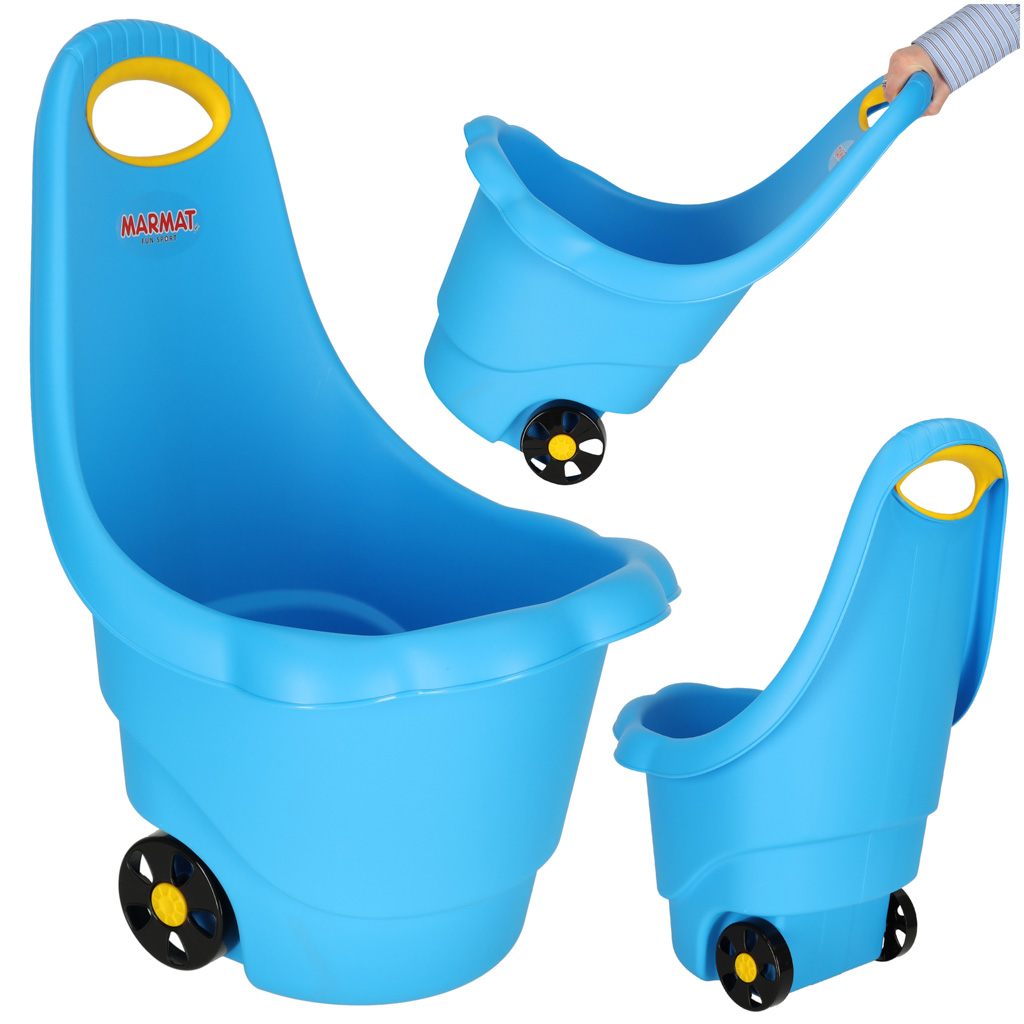 Detský multifunkčný kontajner na kolieskach kontajner na vozíku daisy blue