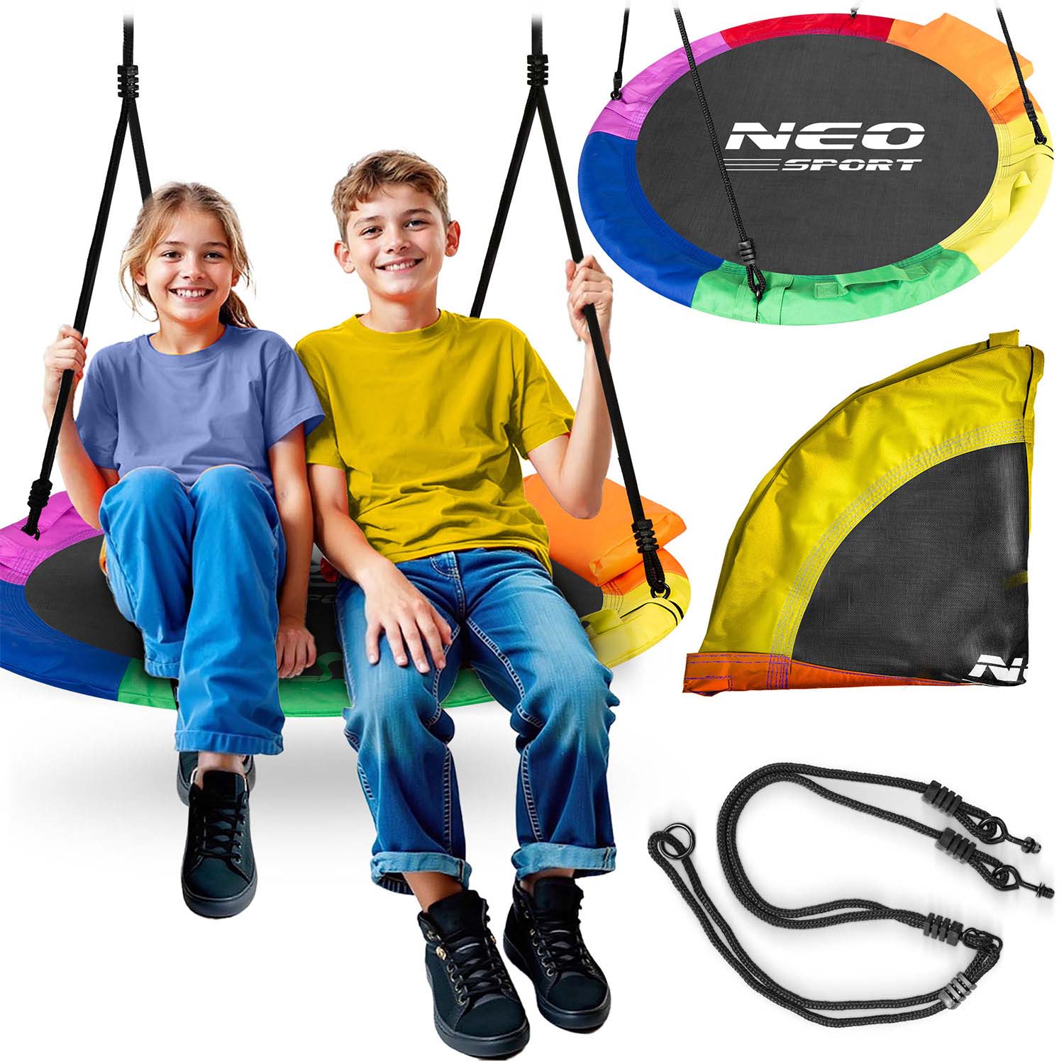 Neo-Sport Swingo 100 cm hojdačka bocianie hniezdo