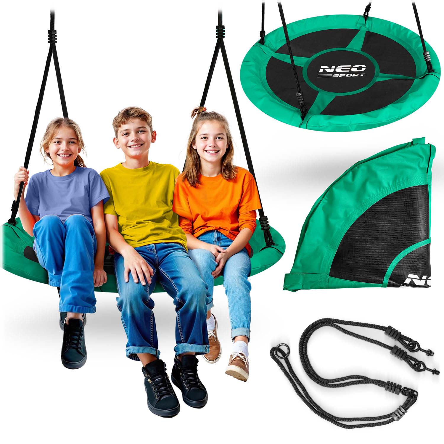Neo-Sport Swingo 110 cm hojdačka bocianie hniezdo