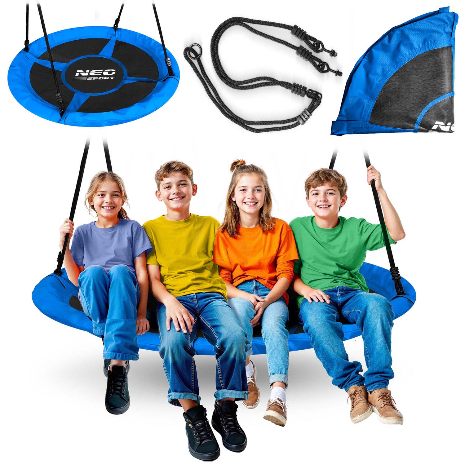 Neo-Sport Swingo 120 cm hojdačka bocianie hniezdo