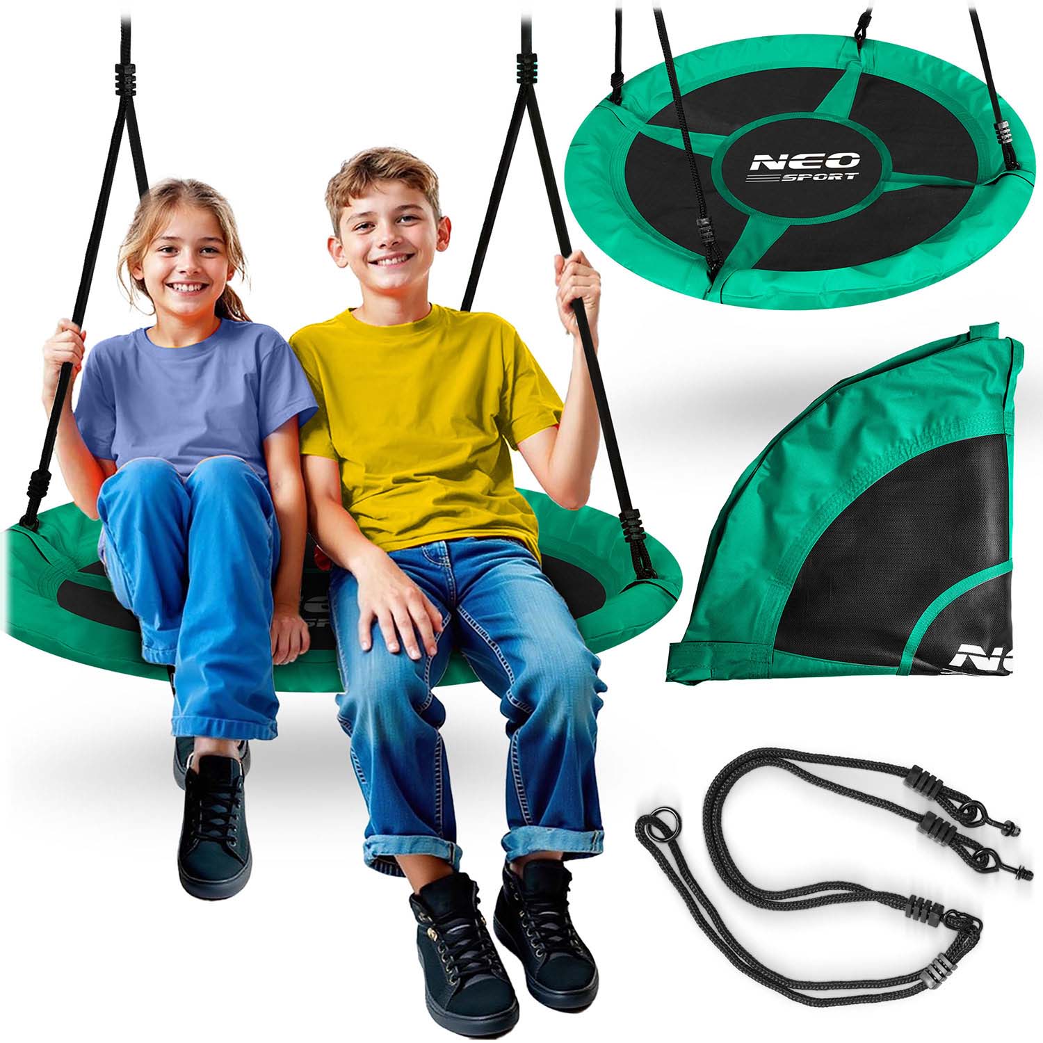 Neo-Sport Swingo 100 cm hojdačka bocianie hniezdo