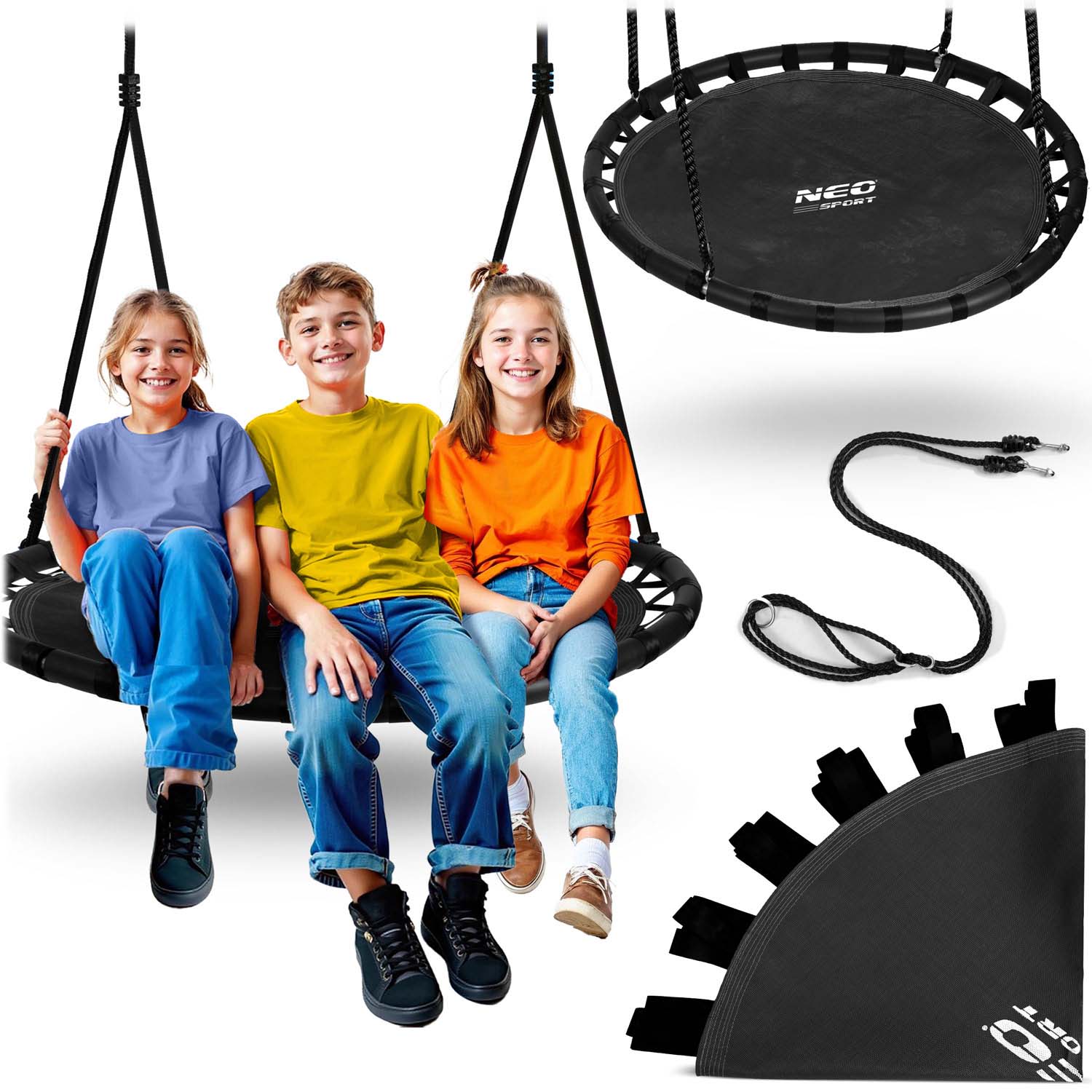Neo-Sport Swingo 110 cm hojdačka bocianie hniezdo