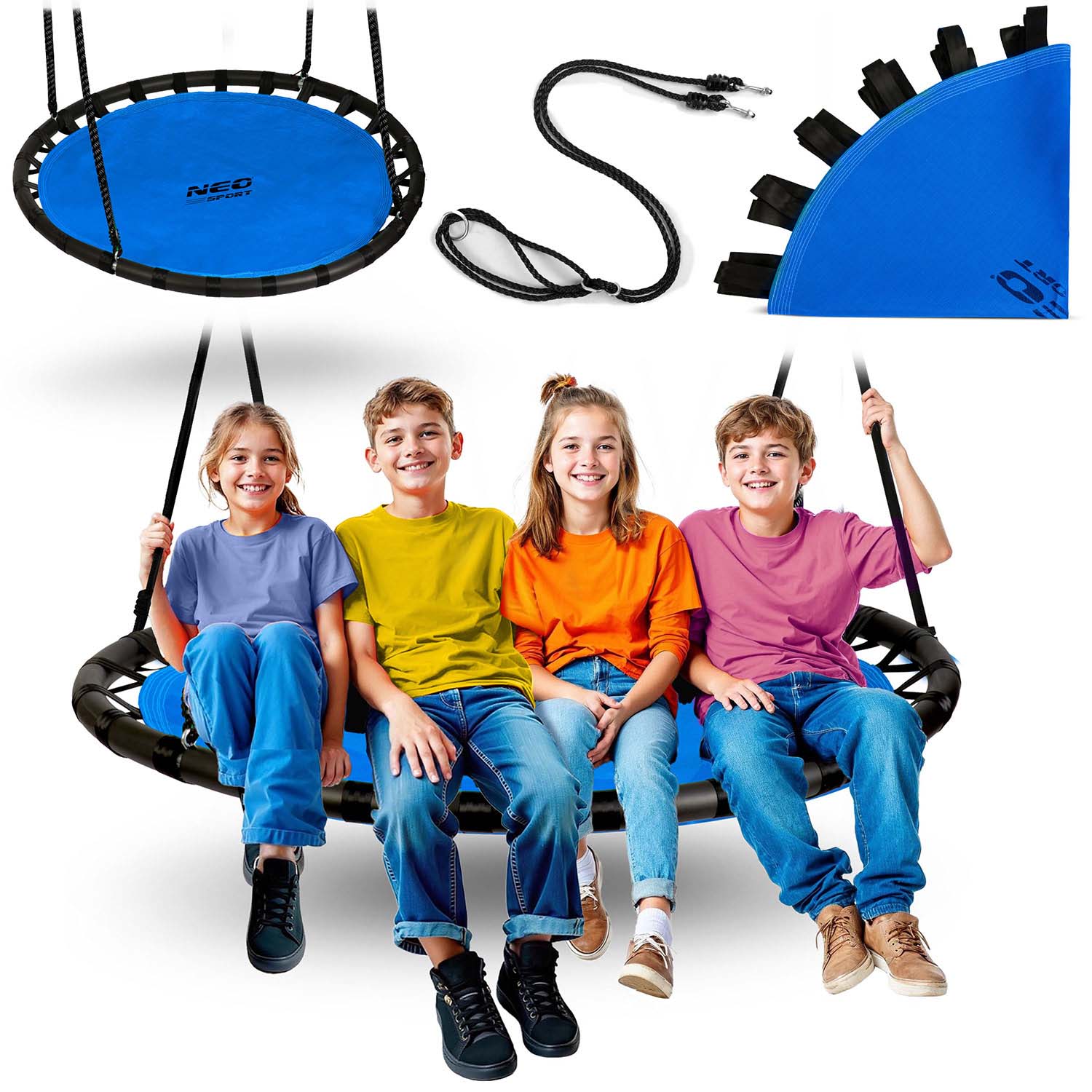 Neo-Sport Swingo 120 cm hojdačka bocianie hniezdo