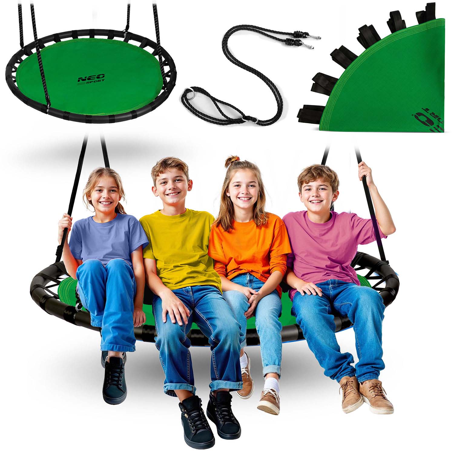 Neo-Sport Swingo 120 cm hojdačka bocianie hniezdo
