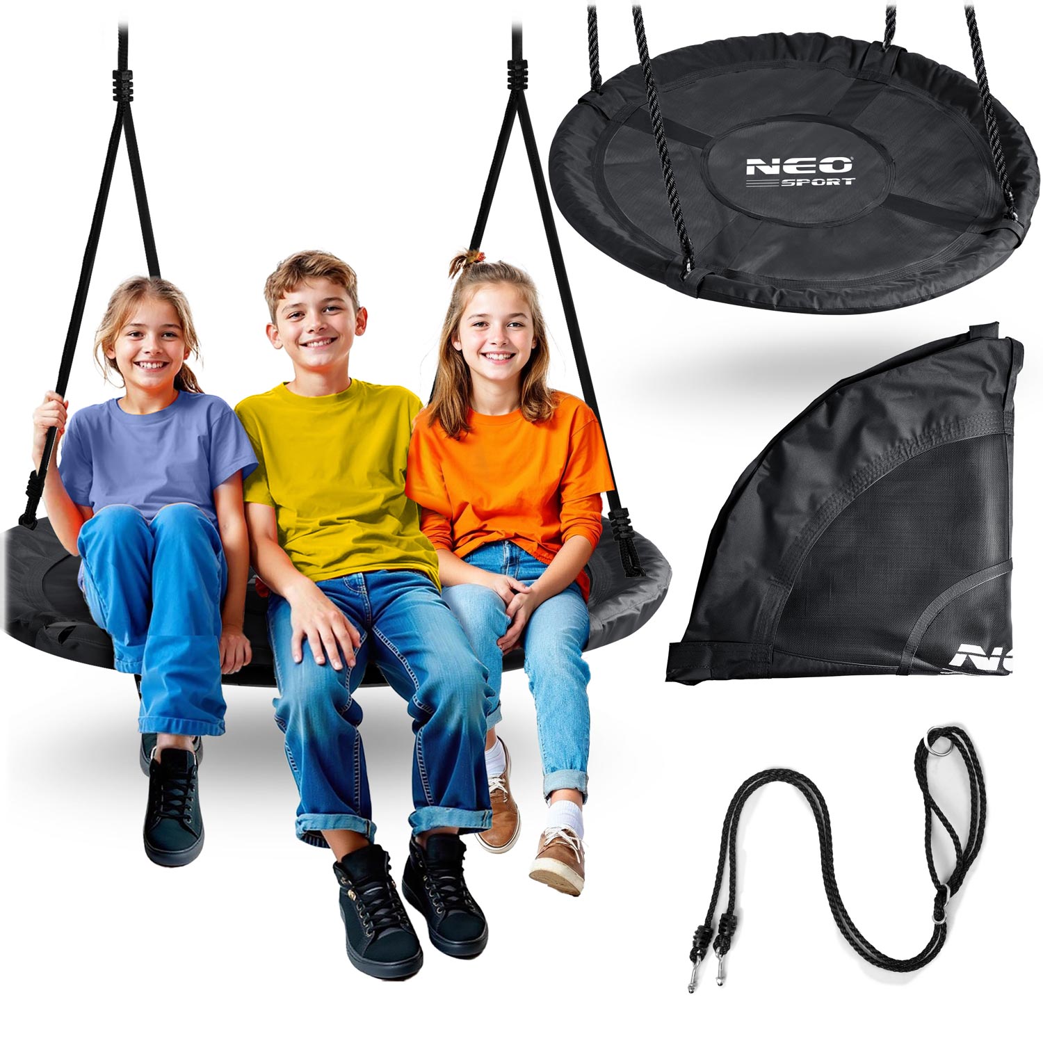 Neo-Sport NS-103 110 cm hojdačka bocianie hniezdo