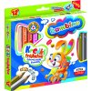 BAMBINO Kredki trojkatne w oprawie drewnianej 12 kolorow temperowka 99505(2)