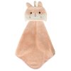 Recznik reczniczek do rak dla dzieci do przedszkola 42x25cm rozowy krolik 157632