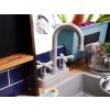 Kuchnia drewniana MDF z akcesoriami LOFT XXL 96cm 88444(1)