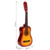 Detská klasická drevená gitara ECOTOYS, 6 strún