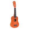 Drevené ukulele gitara pre deti 4 struny nylon ECOTOYS