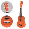 Drevené ukulele gitara pre deti 4 struny nylon ECOTOYS