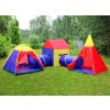 Detský stan set 5v1 IPLAY – domček, tipi, iglu + 2 tunely, do domu a záhrady