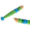 Dřevěná flétna barevný školní nástroj