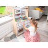 Drevená kuchynka ECOTOYS s 16 dielmi a zvukom