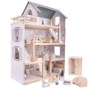 Drevený domček pre bábiky + nábytok 80cm