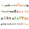 Figurki zwierzeta morskie dzikie zagrodowe dinozaury zestaw mix 48sztuk 144018