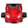 Autíčko 3v1 DELUXE s rukoväťou a hudobným panelom - červené