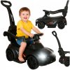 Jezdzik pchacz samochod 3w1 z dzwiekiem i swiatlami czarny 178400