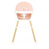 Detská jedálenská stolička 2v1 ECOTOYS ružová