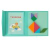 Tangram ksiazeczka magnetyczna ukladanka montessori klocki gra logiczna 3D 168512