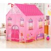 Ružový detský stan-domček iPLAY 95×72×102 cm