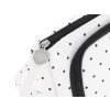 Piornik szkolny podwojny saszetka kosmetyczka w kropki 98788(2)