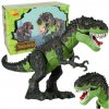 T-REX elektronický dinosaurus chodí zelený rev
