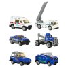 Transporter ciezarowka TIR wyrzutnia metalowe auta policja 166603