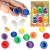 Vzdělávací hračka vajíčko Shodujte tvary a barvy