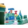 Vzdelávacie drevené mestské puzzle 128el.