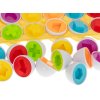 Puzzle klocki jajka 12 szt wytlaczanka Montessori ksztalty i kolory 90783(2)