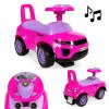Detské autíčko pushback znie ružovo