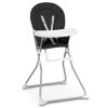 Detská jedálenská stolička Fando 7067 sivo-čierna