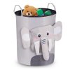 Kôš na hračky Nukido - sivý slon