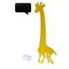 Drevená žirafa rastová 125 cm žltá + tabuľa 32 x 44 cm