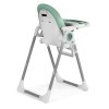 Detská jedálenská stolička so stolíkom, ležadlo Belo zelené + čelenka s hračkami