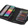 Dlugopisy zelowe kolorowe w etui 120szt 120 wkladow 100547(2)