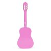 Ružová detská gitara veľká - 30 drevených 6 strún kovových a nylonových ECOTOYS