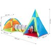 Detský set stanov 3v1: iglu, tipi a tunel IPLAY