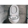 ECOTOYS detská nástavka na WC s mäkkou poduškou a úchytmi
