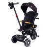 Detský trojkolový kočík s otočným sedadlom čierny ECOTOYS