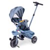 ECOTOYS trojkolka 2v1 modrá, otočné sedadlo 360°