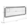 ECOTOYS ochranná zábrana na posteľ 200 cm, nastaviteľná