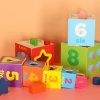 Wieza edukacyjna drewniana sorter ksztalty nauka liczenia 71cm XXL 170494